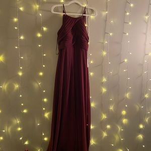 Brand New Wine-Colored Gown/Bridesmaid Dress